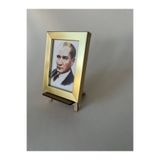 Genel Markalar Atatürk Portresi – Minyatür Şövaleli Dekoratif Çerçeve 9 × 12 cm
