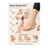 Genel Markalar Ayakkabı Vurma Ve Sürtünme Önleyici Topuk Koruyucu Bant - Esnek Kumaş Bant (2,5* 5 Metre)