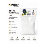 Genel Markalar Beyaz Derz Dolgu 1 KG – 1-6 mm Silikon Katkılı