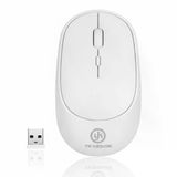 Genel Markalar Beyaz Renkli Ergonomik Sessiz Kablosuz Mouse – USB Alıcılı, Ofis ve Oyun İçin Konforlu Bilgisayar Faresi MS6310 (4745)