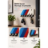 Genel Markalar BMW M Logo Duvar Anahtarlığı 3D Baskı Anahtar Askılığı Duvara Monte Anahtar Düzenleyici