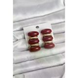 Genel Markalar Bordo Vintage Model Gold Renk Kadın Küpe TJ-BKP11676