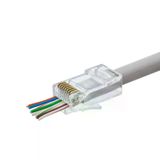 Genel Markalar Cat5 Konnektör Ez Rj45 100Lü Paket Şeffaf HDX5044