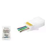 Genel Markalar Cat6 Ez Rj45 Konnektör - 100 Adet Beyaz / Ekonomik Poşet Paket ND2414