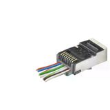 Genel Markalar Cat6E Ez Rj45 Metal Konnektör 100 Adet Plastik Kutu - Siyah ND2418