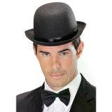 Genel Markalar Charlie Chaplin Stil Yetişkin Şapkası – Siyah Melon Parti Şapkası
