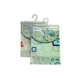 Genel Markalar ÇİF KANAT PVC BANYO PERDESİ 2 PARÇA X 90X180CM - 12 HALKALI (4745)