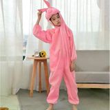 Genel Markalar Çocuk Tavşan Kostümü Pembe Renk 4-5 Yaş 100 cm