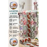 Genel Markalar ÇOK AMAÇLI ÖRTÜ Çok Amaçlı Raf Örtüsü Buzdolabı Çekmece Ve Ayakkabılık Matı 40 cm x 4.5 Metre