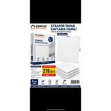 Genel Markalar Dekoratif Strafor Tavan Kaplama Paneli – 50×50 cm – 4’lü Paket (1 m²)
