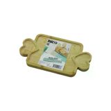 Genel Markalar DİKDÖRTGEN 3 BÖLMELİ=2İN1 KALP KULP - BÖLME + 1 AHŞAP BAMBU SERVİS SUNUM TEPSİ - TAHTASI 25 X 14 X 1.4CM (4745)