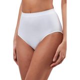 Genel Markalar Dikişsiz İz Yapmaz Yüksek Bel Slip Külot, 2XL, LİZA11001, Beyaz, kadın