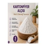 Genel Markalar EMİN TÜRKOĞLU Kartonpiyer Alçısı 3 Kg – Hobi ve Dekoratif Tasarımlar İçin-ÖZEL KATKILI-ÇABUK DONAN-POŞETLENİP GÖNDERİLİR!