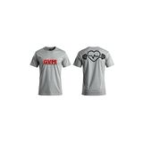 Genel Markalar Erkek GYM Baskılı Spor Tişört – Fitness Heart Edition