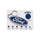 Genel Markalar Ford Mavi Petek Desenli Anahtarlık
