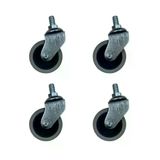 Genel Markalar Furç Vidalı Bilyalı Teker - 20x50 - Gri HKS178 - 4 Adet