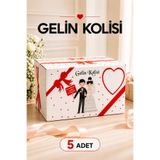 Genel Markalar Gelin Kolisi – Çeyiz ve Düğün Eşyaları İçin Taşıma ve Saklama Kolisi 5 Adet 60x38x30