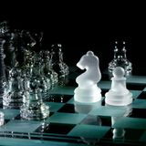 Genel Markalar Glass Chess Cam Satranç Takımı (25 cm x 25 cm)