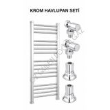 Genel Markalar HAVLUPAN TAKIM SETİ ( 1 ADET 50 X 100 KROM HAVLUPAN + 2 ADET KÖŞE RADYATÖR VANASI + 2 ADET BORU GİZLEME VANASI )