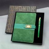 Genel Markalar Hediyelik Defter Kalem Set Yeşil