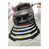 Genel Markalar Hyundai Accent Blue 2011 Sonrası 4 Parça Beyaz Ön Tampon Eki Piano Black Lip
