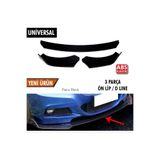 Genel Markalar Hyundai İ20 2018-2020 3 Parça Piano Black Lip Premium Ön Tampon Eki