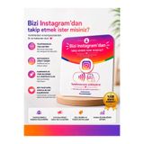 Genel Markalar İnstagram NFC Yorum Kartı 5 Yıldız Yorum Toplar