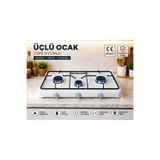 Genel Markalar İŞBİR 3 LÜ GÖZ TÜPLÜ SET ÜSTÜ OCAK GARANTİLİ