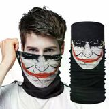 Genel Markalar Joker Desenli Çok Amaçlı Buff – Yüz, Boyun ve Bandana Maskesi 5 No