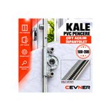 Genel Markalar Kale PVC PENCERE PİMAPEN ÇİFT AÇILIM İSPANYOLETİ 1600-2000