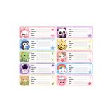 Genel Markalar Kawaii Karakterli Okul İsim Etiketi 10’lu Set | Defter Kitap Kırtasiye İsim Etiketi