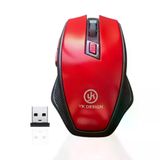 Genel Markalar Kırmızı Renkli Baş Parmak Destekli Ergonomik Sessiz Kablosuz Mouse – USB Alıcılı, Ofis ve Oyun İçin Konforlu Bilgisayar Faresi MS6300 (4745)