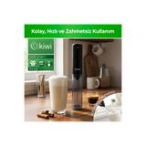 Genel Markalar Kiwi KCW-1224 Şarjlı Kablosuz Mini Mikser – Tek Bardaklık Ayran, Kahve ve Yumurta Çırpıcı, Kapaklı Type-C Güçlü Süt Köpürtücü