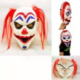 Genel Markalar Kızıl Saçlı Joker Palyaço Maskesi
