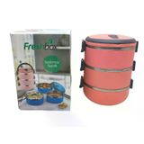 Genel Markalar KOYU PEMBE 3LÜ SEFER TASI SAKLAMA KABI 1.8LT (4745)