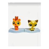 Genel Markalar Littlest Pet shop miniş oyuncak standlı 2 li set