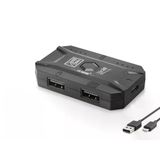 Genel Markalar M1 Pro Mobil Oyun Klavye Mouse Dönüştürücü Adaptör Bluetooth 5.0 Type-C Siyah