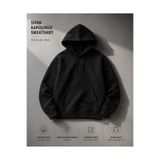 Genel Markalar Maison Varel Siyah Oversize Kapüşonlu Sweatshirt