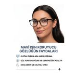 Genel Markalar MAVİ IŞIN KORUMALI GÖZLÜK