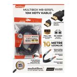 Genel Markalar MB-5100 10 Metre Siyah Yüksek Hızlı HDMI Kablo v1.4 1080p Full HD Projeksiyon/TV Kablosu