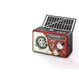 Genel Markalar Nostaljik Bluetooth Fm Radyo Tws Usb Tf Aux Solar Şarjli El Fenerli Kamp Hoparlör H532UTS