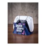 Genel Markalar Omni Gta 6 Temalı Gece Mavisi Ps5 Kol Standı - Özel Tasarım Gta 6 Kontrolcü Standı, PlayStation 5 Oyuncu Aksesuarı Konsol Standı ve Tutucu