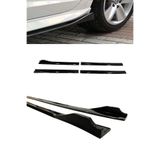 Genel Markalar Opel Corsa F 2019 Sonrası Flaplı Yan Marşpiyel Eki 8 Parça Piano Black
