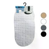 Genel Markalar OVAL - PLASTİK KABARTMA TOP DESENLİ - RENKLİ 63PCS VANTUZLU KAYDIRMAZ BANYO - KÜVET PASPASI 34X65CM (4745)