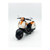 Genel Markalar Oyuncak Motorsiklet Figür | Scooter Figür BEYAZ-TURUNCU