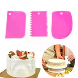 Genel Markalar Pasta Hamur Şekillendirici Spatula Kesici Kazıyıcı Dekoratör Set (4745)