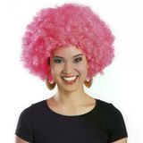 Genel Markalar Pembe Renk Kıvırcık Afro Bonus Peruk (4745)