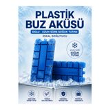 Genel Markalar Plastik Buz Aküsü - Dolu - Uzun Süre Soğuk Tutan İdeal Soğutucu