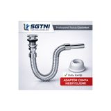Genel Markalar SGNTİ KROM KAPLI LAVABO SİFONU BASMALI POP-UP