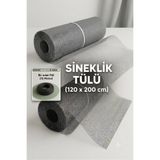 Genel Markalar SİNEKLİK Tülü Teli 120x200 + SİYAH 15 Metre fitil